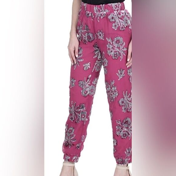Juicy Couture Pull On Floral Jogger Pants NWT - Picture 10 of 10